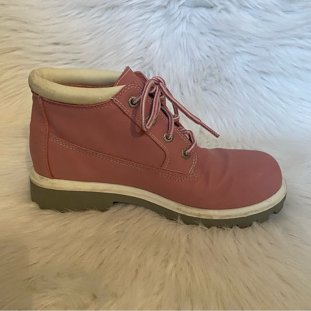 Route 66 Pink Shoes Boots Ankle Lace Up Women’s Size 9 High Top